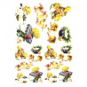 Rice decoupage paper A4 ITD R476 easter chickens