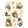 Rice decoupage paper A4 ITD R482 easter chickens