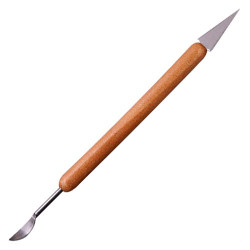Tool for graphic techniques -E- scalpel with trackpad bent - skl