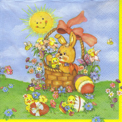 Decoupage Easter Napkin 21-SLWL 001401 - sklep plastyczny - szał dla p
