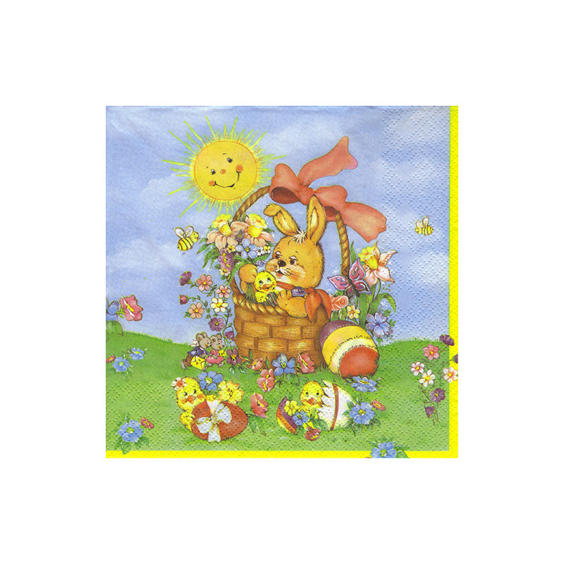Serwetka do decoupage 21-SLWL 001401 Wielkanoc - sklep plastyczny - sz