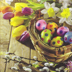 Decoupage Easter Napkins - sklep plastyczny - szał dla plastyków
