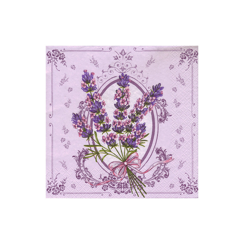 Napkin for decoupage Daisy 2-004701 lavender