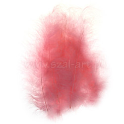 Decorative feather 12cm pink - sklep plastyczny - szał dla plastyków