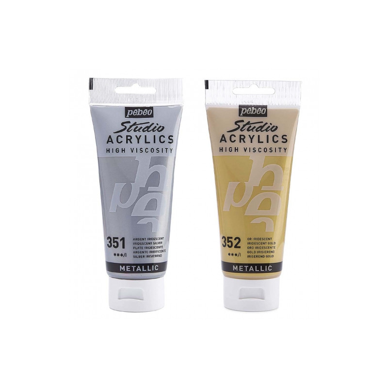 Pebeo Studio acrylic paints metallic 100ml