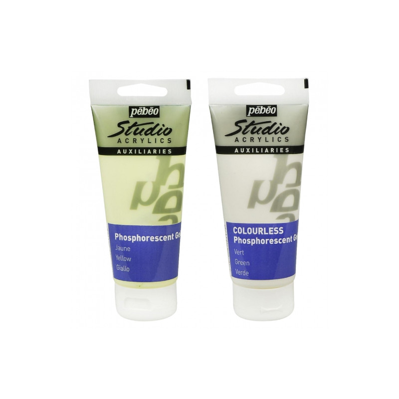 Pebeo studio acrylic paints phosphorescent 100ml