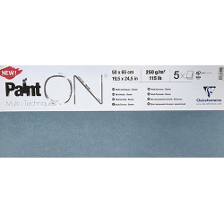 Clairefontaine paint on denim 50x65 250g 5 sheets
