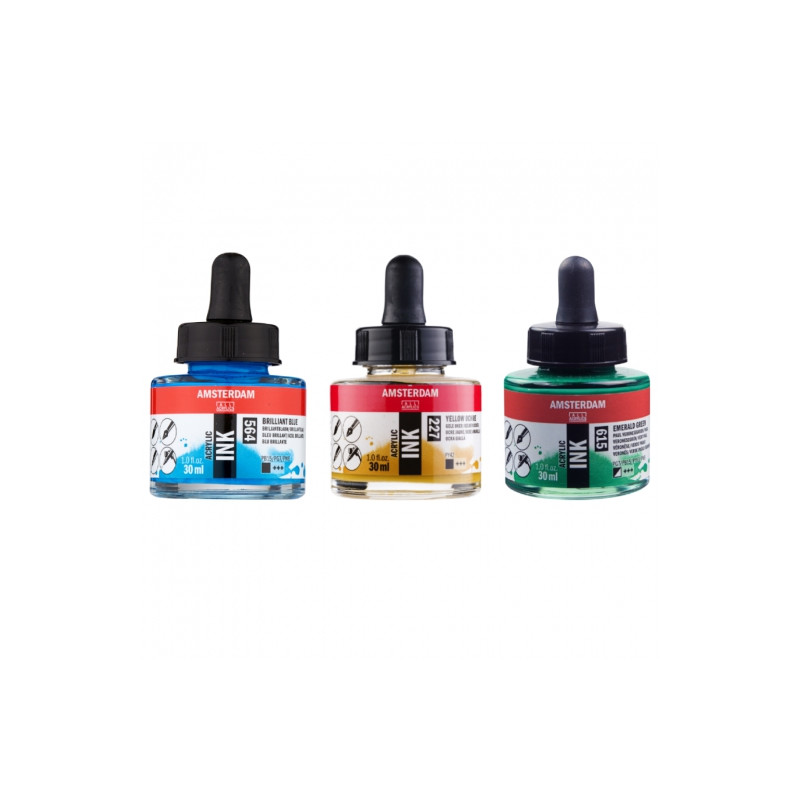 Talens amsterdam tusz akrylowy 30ml - sklep plastyczny - szał dla plas