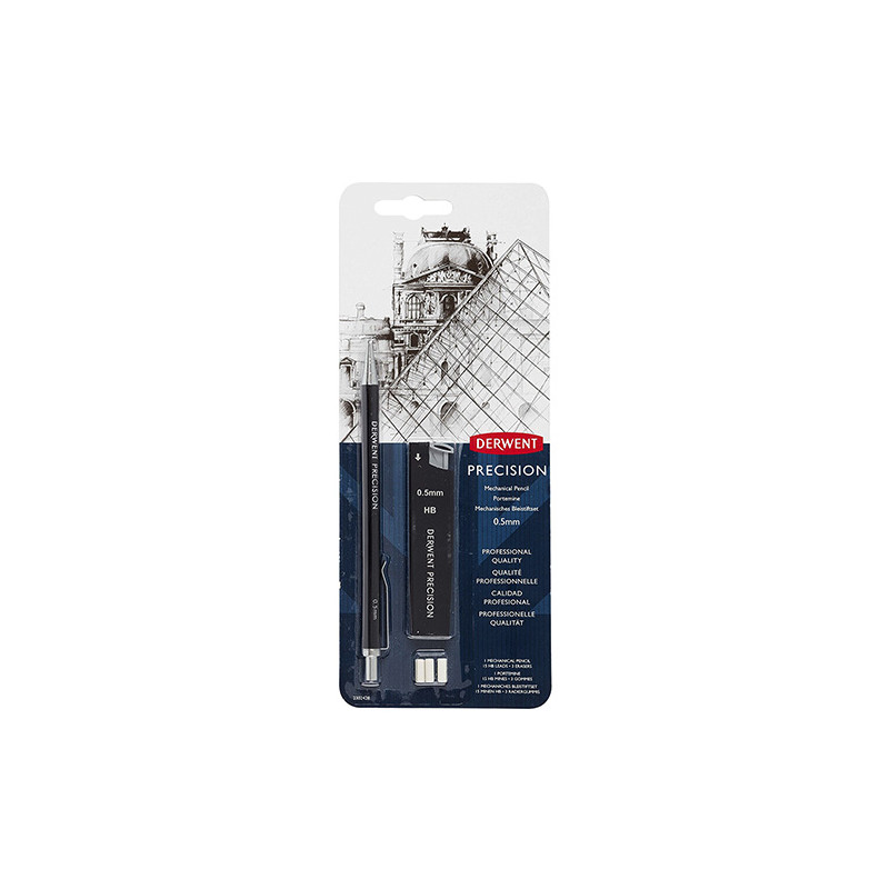 Automatic pencil with accessories Derwent Precision 0.5mm - szal art -