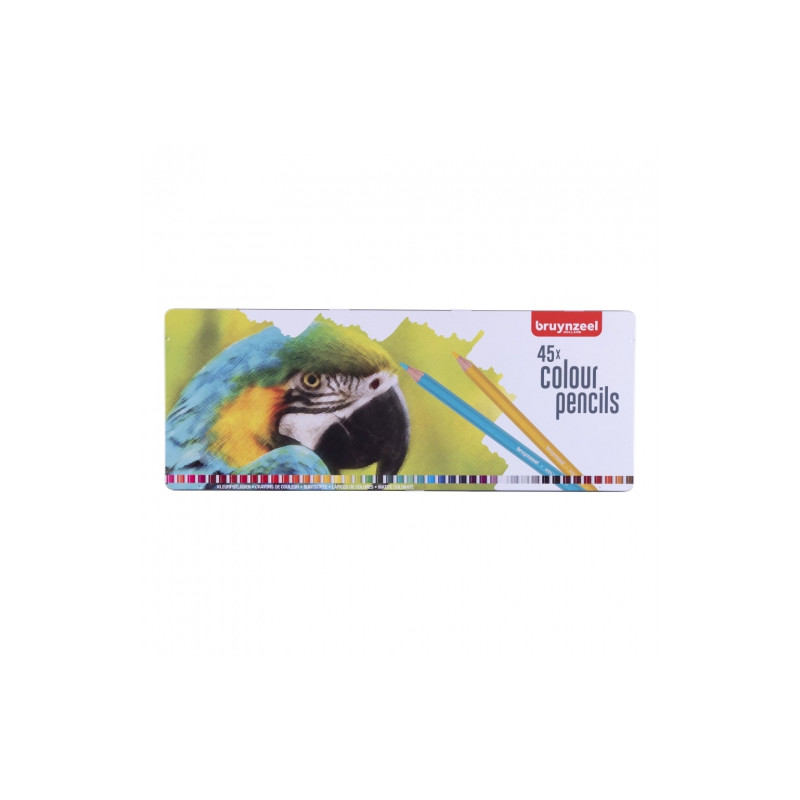 Bruynzeel set of 45 pencils metallic box
