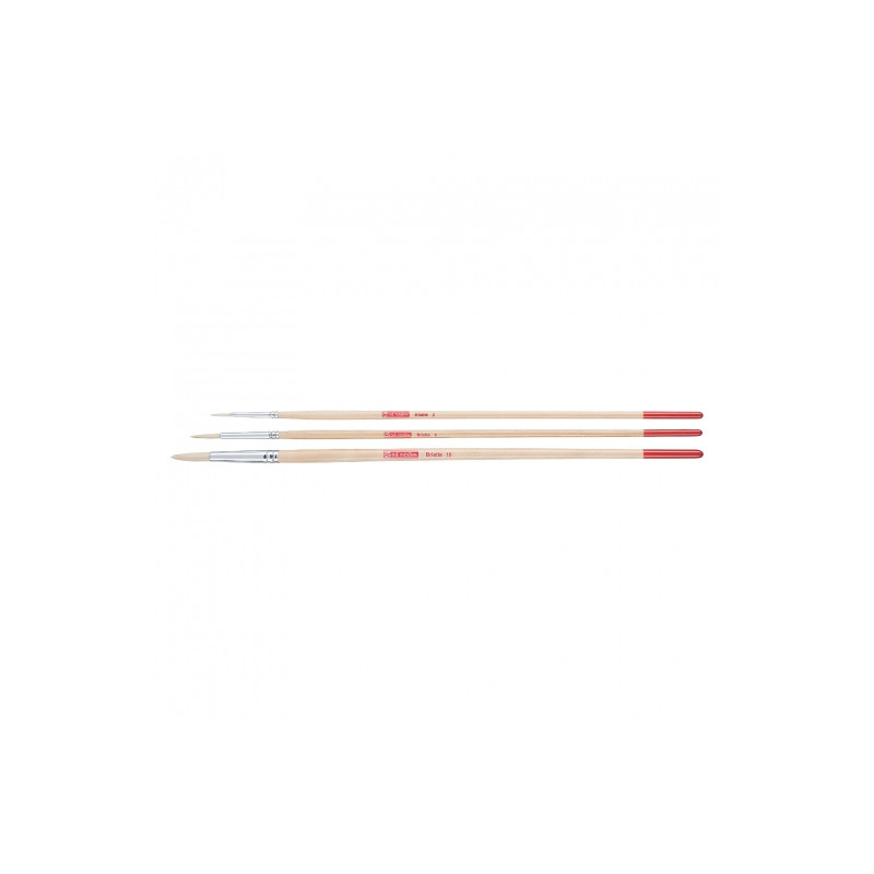 Talens artcreation set of 3 round bristle brushes