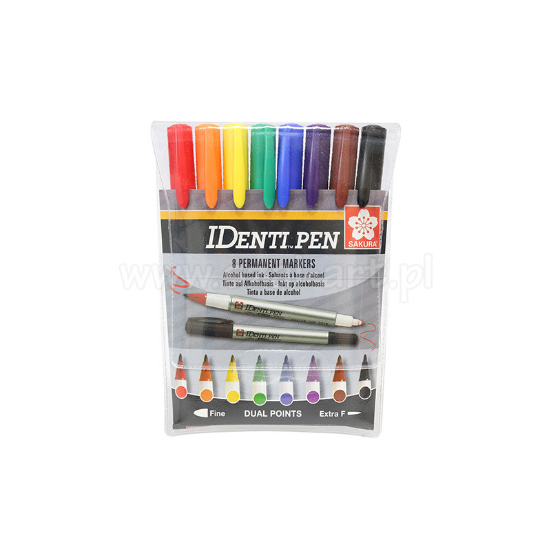 Set of 8 pens Identi Pen Sakura - szal art - sklep plastyczny