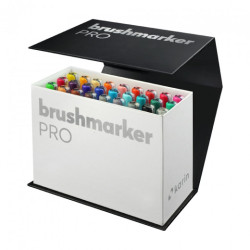 Karin brushmarker pro zestaw 26 markerów minibox - sklep plastyczny -