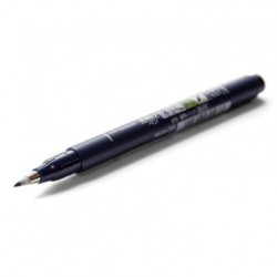 Tombow Fudenosuke black ink pen for hardback calligraphy - szal art -