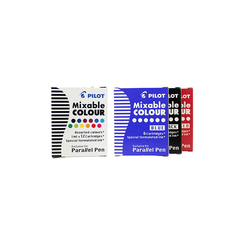 Pilot cartridges for the pen parallel pen