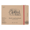 Blok SM-LT sketch pad natural brown szyty z gumką 17,5X24cm 80g - skle