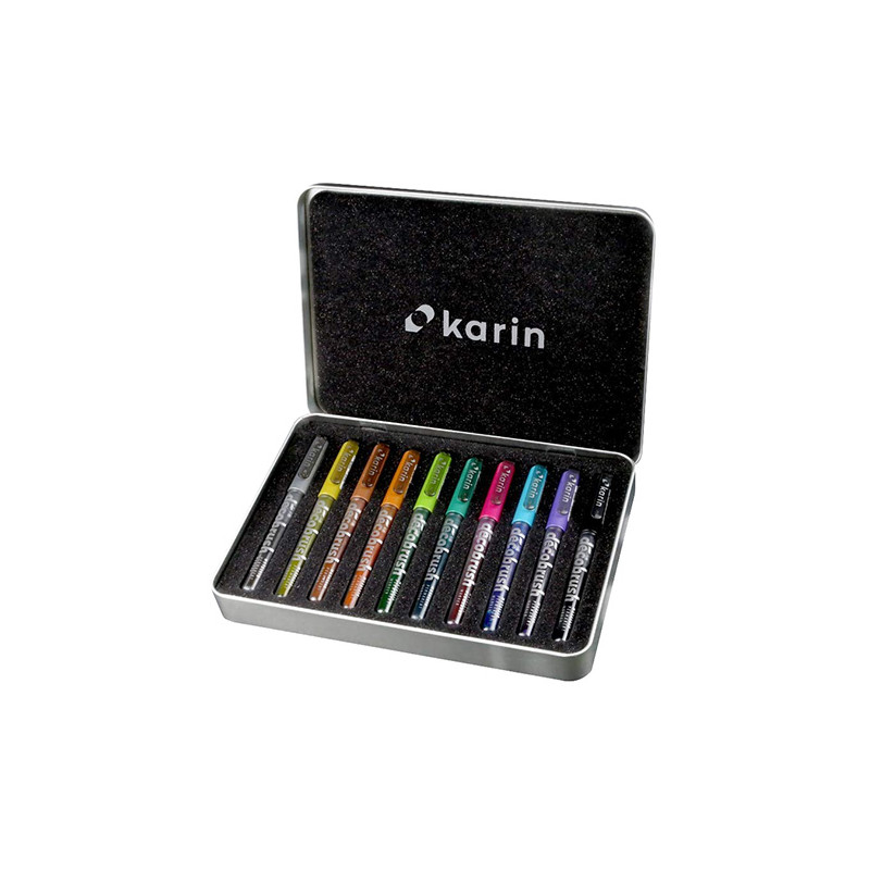 Karin decobrush metallic zestaw 10 pisaków - sklep plastyczny - szał d