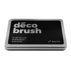 Karin decobrush metallic zestaw 10 pisaków - sklep plastyczny - szał d