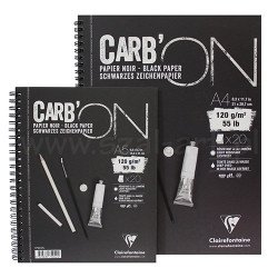 Blok Clairefontaine carbon 120g 20ark - sklep plastyczny - szał dla pl
