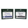 Faber-Castell naboje atramentowe krótkie 6 sztuk - sklep plastyczny -