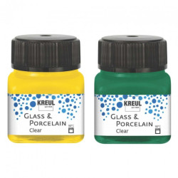 Kreul glass&porcelain clear farba do szkła i porcelany 20ml - sklep pl