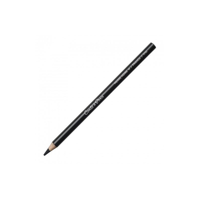 Conte a Paris pierre noire pencil drawing