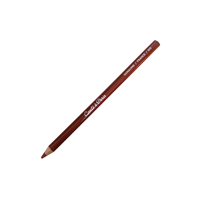 Conte a Paris sanguine in a colored pencil 610