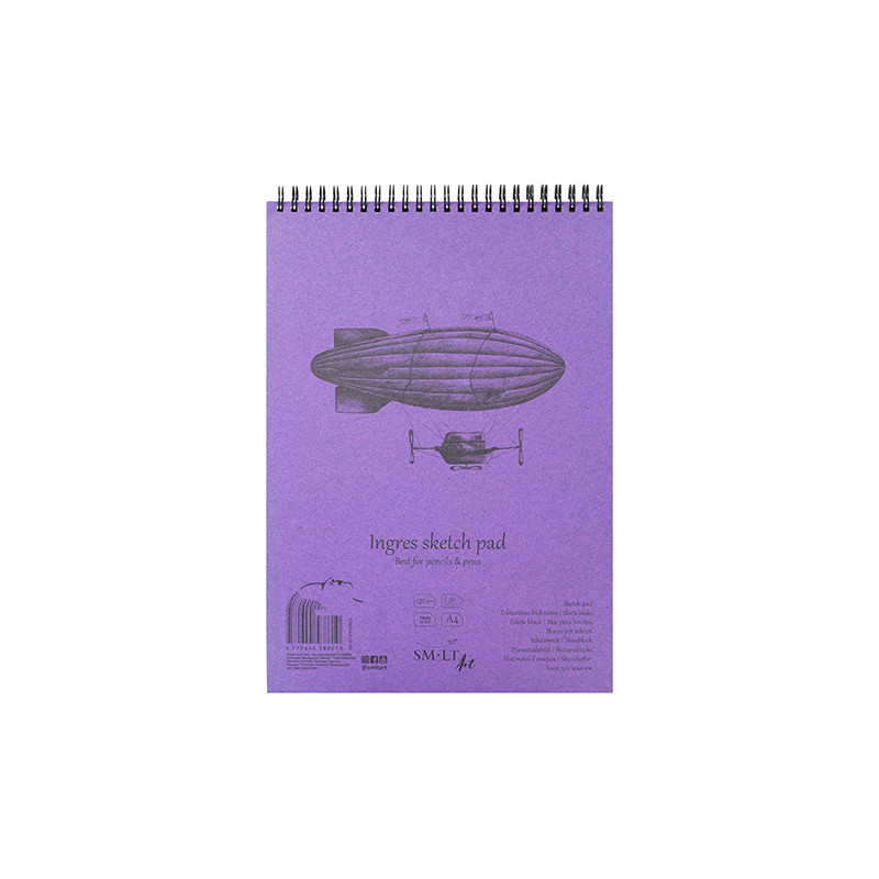 SM-LT ingres sketch szkicownik na spirali 130g - sklep plastyczny - sz