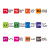 Kuretake a set of 12 kurecolor twin ws in brilliant pens - szal art -