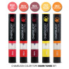 Chameleon color tops warm tones set of 5 pieces - szał art - sklep pla