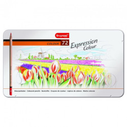 Bruynzeel expression colour zestaw 72 kredek - sklep plastyczny - szał