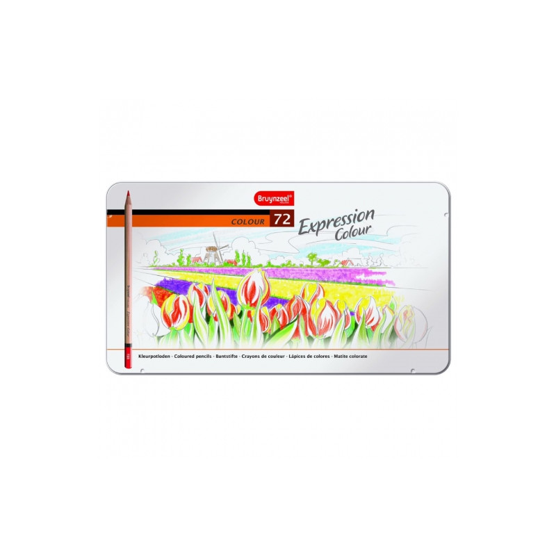 Bruynzeel expression colour zestaw 72 kredek - sklep plastyczny - szał