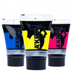 Renesans acrylic fluorescent acrylic paint 100ml