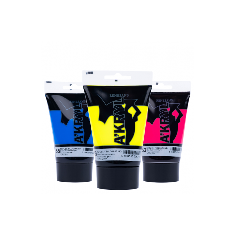 Renesans acrylic fluorescent acrylic paint 100ml
