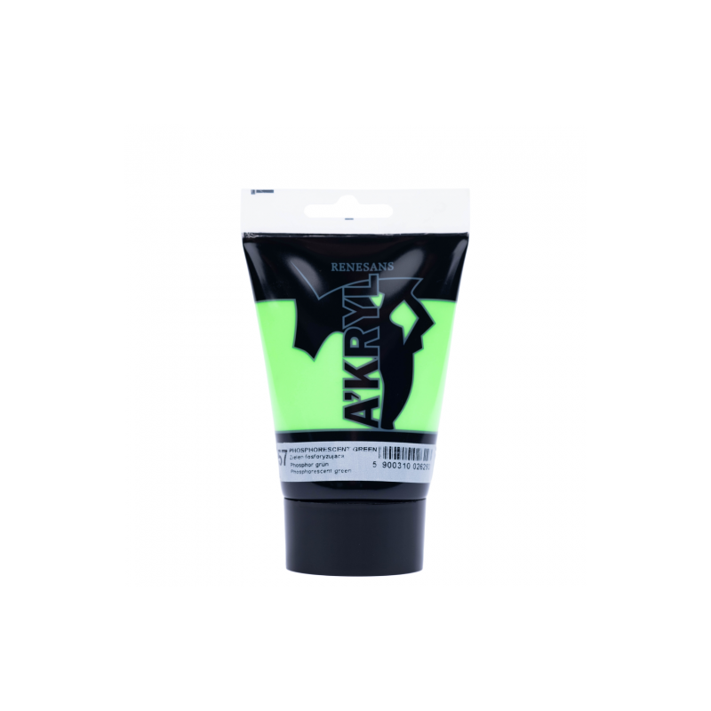 Renesans acrylic phosphorescent acrylic paint 100ml