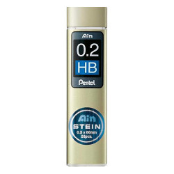 Pentel ain stein wkłady do ołówków automatycznych HB 0,2mm - sklep pla