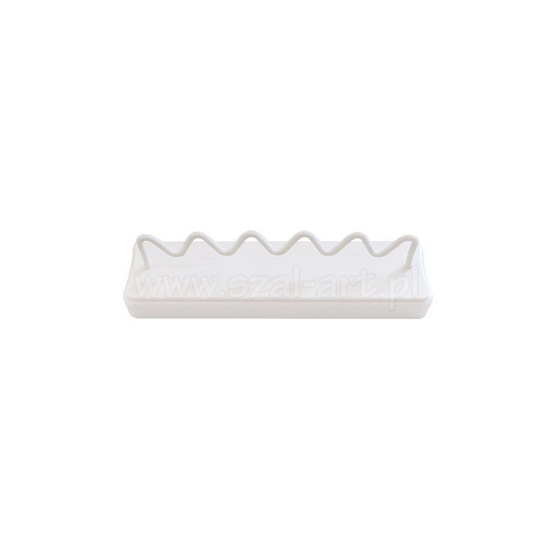 Plastic support for wet brushes for 5 pieces