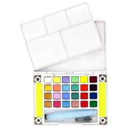 Sakura koi water colors creative art colors zestaw 24 akwareli - sklep
