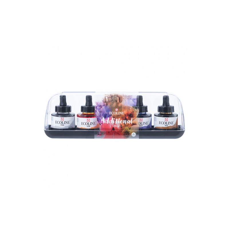 Talens ecoline additional colours 5x30ml