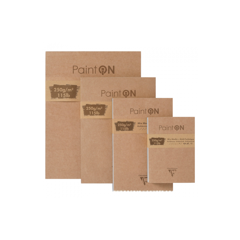 Block Clairefontaine paint on mix media 250g 50ark