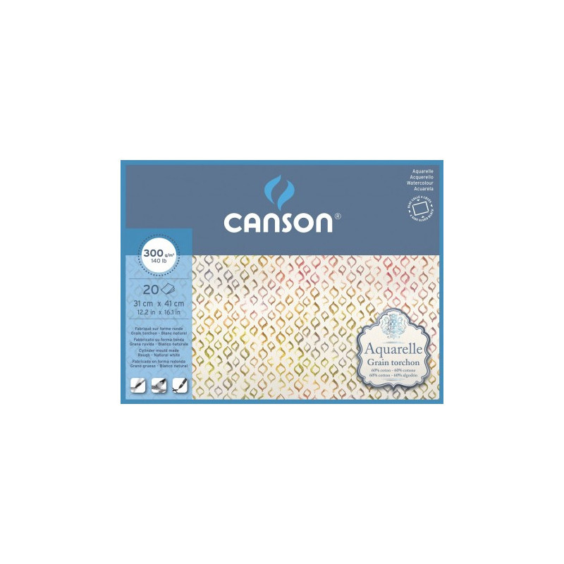 Block Canson Aquarelle 300g 20ark