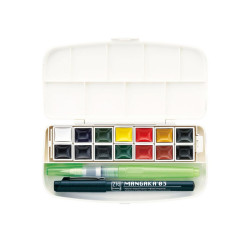 Kuretake zig transparent watercolor set of 14 watercolors