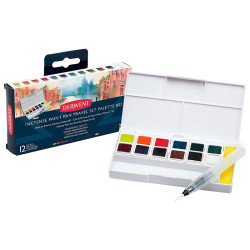 Derwent inktense paint pan set 2 inks in half-pieces 12 pcs