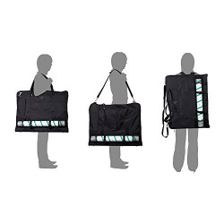 Clairefontaine canvas bag / backpack portfolio black 60 x 70cm - szal