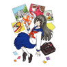 Kurecolor fine & brush manga hair & muted set of 12 markers