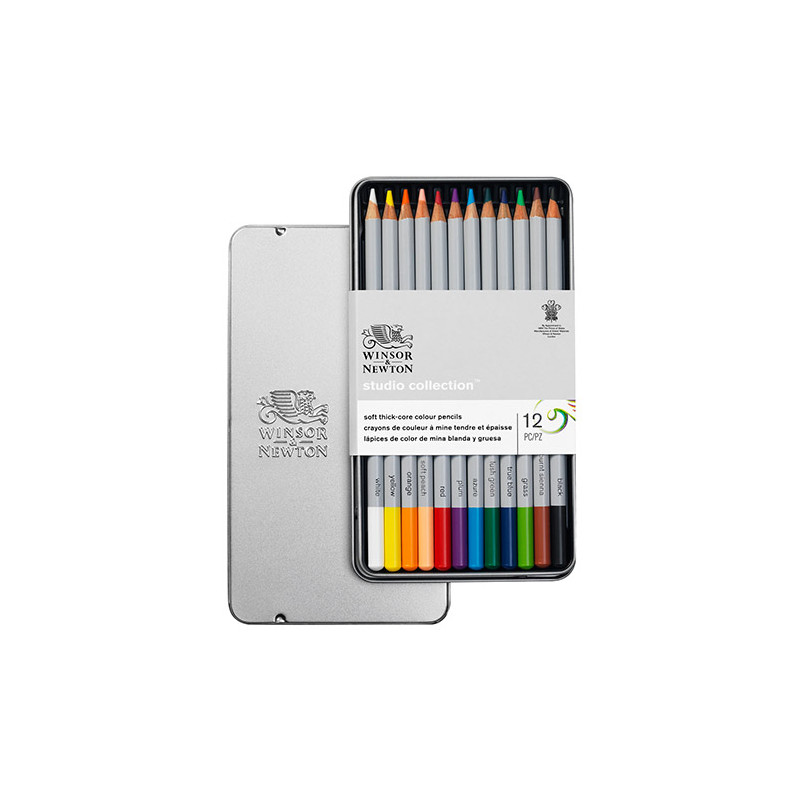 Winsor&Newton studio collection zestaw 12 kredek artystycznych - sklep