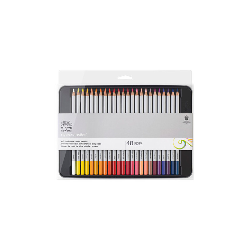 Winsor & Newton studio collection set of 48 art pencils