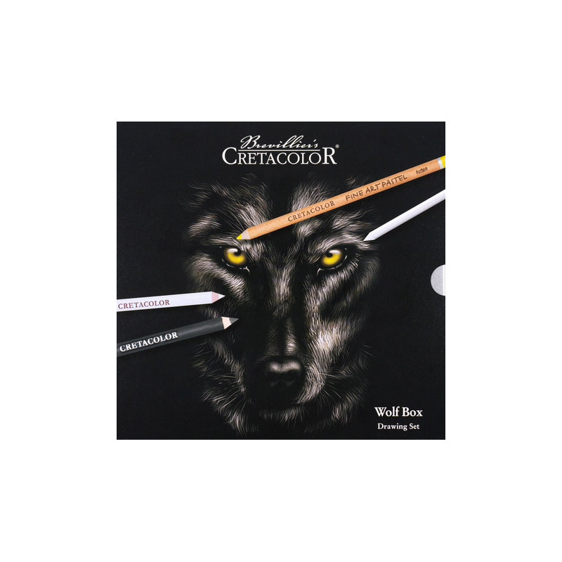 Cretacolor wolf box drawing set