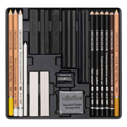Cretacolor wolf box drawing set