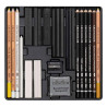 Cretacolor wolf box drawing set zestaw pasteli i węgli - sklep plastyc